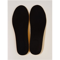 Стельки для обуви, универсальные, р-р RU до 43 (р-р Пр-ля до 46), 27.5 см, пара, чёрные