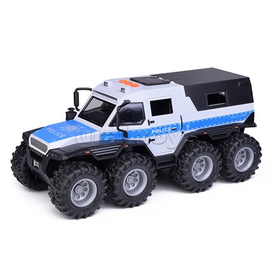 Машина "Полицейский броневик" (свет, звук) в коробке