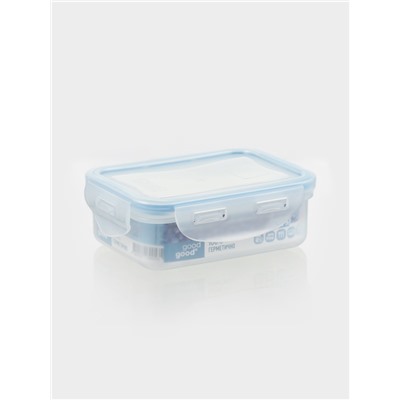 Контейнер для хранения еды Good & Good, 330 мл, с герметичной крышкой, пластик, прозрачный