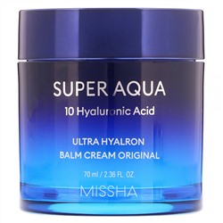 Missha, Super Aqua, Ultra Hyalron Balm Cream Original, 2.36 fl oz (70 ml)