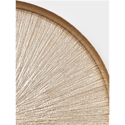 Блюдо для торта «Кувшинка», d=28 см, на ножке, стекло, золотистое