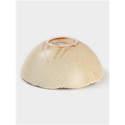 Салатник Magistro Organic brown, 600 мл, d=15.2 см, фарфор, бежевый