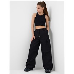 Брюки текстильные для девочек