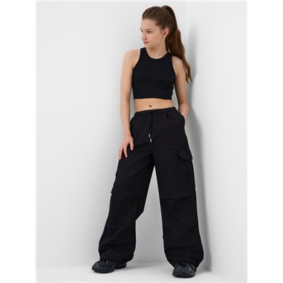 Брюки текстильные для девочек