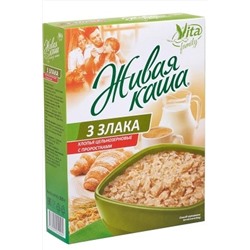 Каша живая "Vita" "3 злака" пророщенное зерно 300г ЭКОПРОДУКТЫ, 1190526