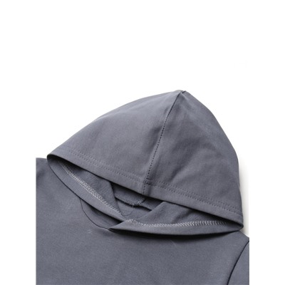 Комплект (фуфайка, брюки) детский НАЧЁС, цвет тёмно-серый, рост 92 см