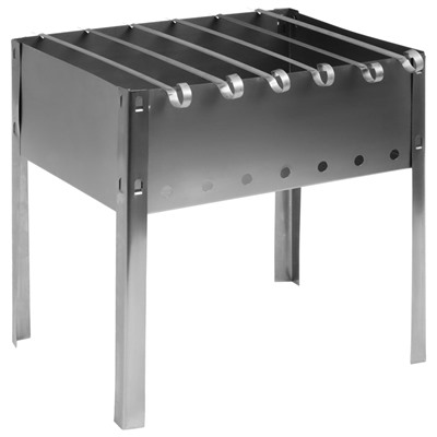 Мангал maclay «Искорка», 6 шампуров, 35×24×35 см, металлический, разборный