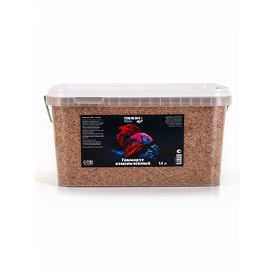 Корм для рыб и черепах «Пижон» гаммарус измельченный, 5.8 л