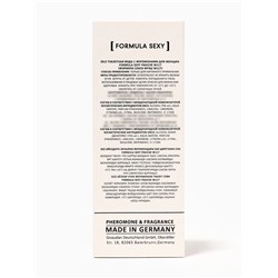 Туалетная вода женская с феромонами Formula Sexy collection Fraiche W117, 30 мл