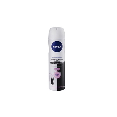 Nivea Дезодорант Спрей 150мл Черное и Белое Невидимый Clear жен