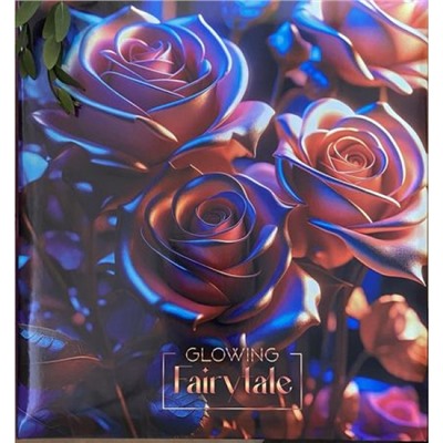 Фотоальбом 23х28 с 100 магнитными стр. "liquid metal flowers 3" FA 50М.008-3
