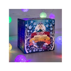 Гирлянда «Нить» 5 м с насадками «Шарики акриловые», IP20, прозрачная нить, 20 LED, свечение мульти (RG/RB), мигание, 220 В