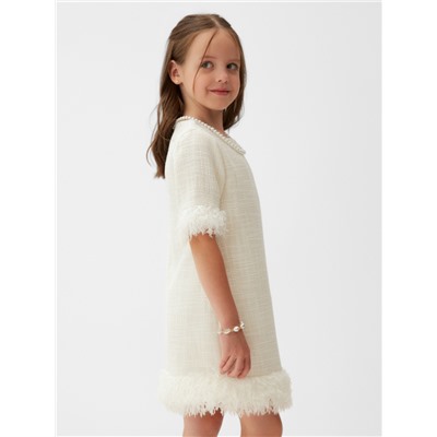 Платье нарядное детское MINAKU: PartyDress цвет белый, рост 128