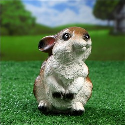 Садовая фигура из гипса «Заяц весёлый», 14×10×16 см, МИКС