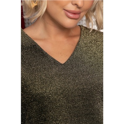 Блуза Карамелла (черное золото) Б14731-35М