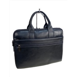 Сумка-портфель мужская из натуральной кожи, цвет чёрный