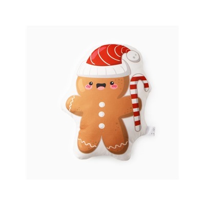 Подушка декоративная новогодняя «Этель. Пряня» 30×39 см, велюр