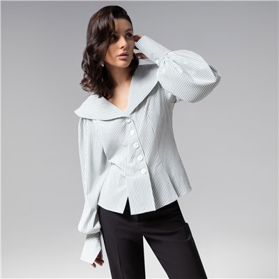 Блуза приталенного силуэта, Кутюр в голове