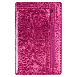 Чехол для пласт. карт наппа розовый 142х92 мм. (искусственная кожа "Наппа")