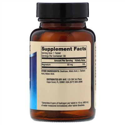 Dr. Mercola, H2 Molecular Hydrogen, 30 Tablets