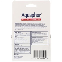 Aquaphor, Healing Ointment, Skin Protectant, Dual Pack, .35 oz ea