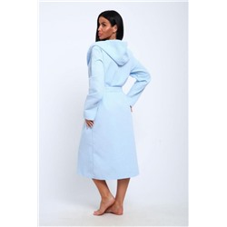 Халат с капюшоном ХВК (Небесно-голубой)