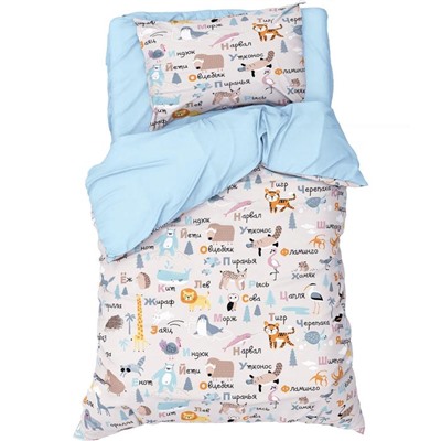 Постельное бельё 1.5-спальное «Этель. Веселый алфавит», бязь