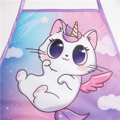 Фартук с нарукавниками детский Этель «Котик», 49×39 см