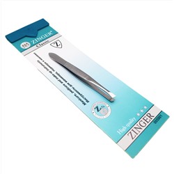 Zinger Пинцет для бровей скошенный / Classic B 164 S SH, ручная заточка, 88-90 мм, серебристый глянцевый 1830