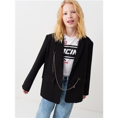 Жакет текстильный для девочек