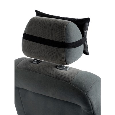 Подушка на подголовник автомобиля, набор 2 шт., черный