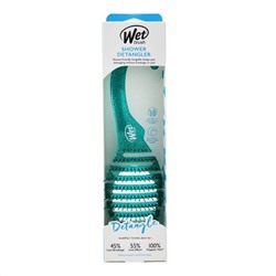 520524 Wet Brush Расчёска массажная для душа / Shower Glitter Detangler Teal BWR801GREEGL