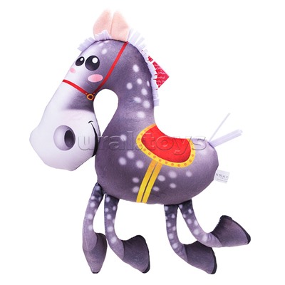 Конь Спартак серый