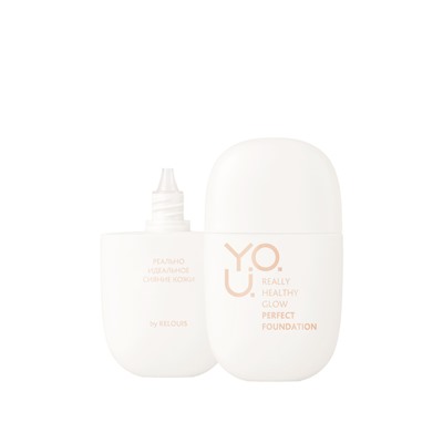 Идеальная тональная основа для лица Really Healthy Glow тон 02 Nude Beige