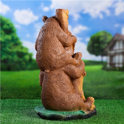 Садовая фигура из гипса «Медведи Давай дружить», 55×27×30 см