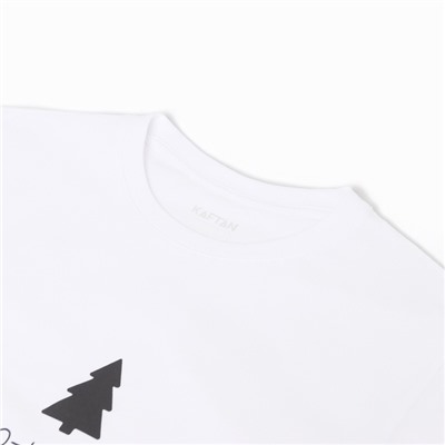 Пижама новогодняя женская (футболка, шорты) KAFTAN «Елки», размер 48-50