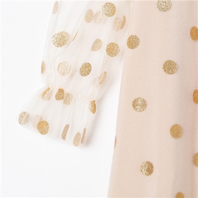 Платье детское KAFTAN горошек, рост 122-128 см