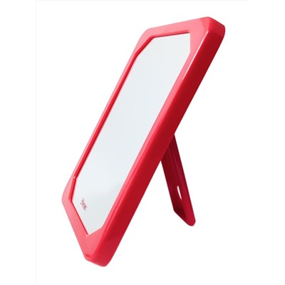 Weisen Зеркало косметическое настольное 9363 RED, прямоугольное, 11 x 16 см, красный