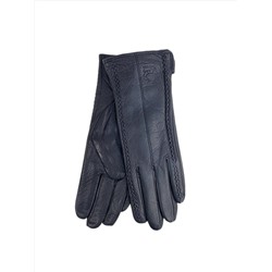 Женские перчатки из натуральной кожи, цвет черный