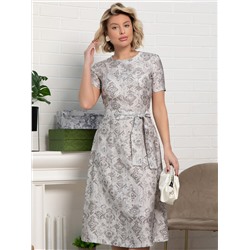 Платье Парижанка (серое) П15116-10М