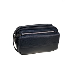 Сумка мужская из натуральной кожи, цвет черный