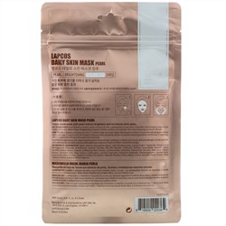 Lapcos, дневная маска для лица с жемчугом, осветляющая, 5 шт., по 24 мл (0,81 жидк. унции)