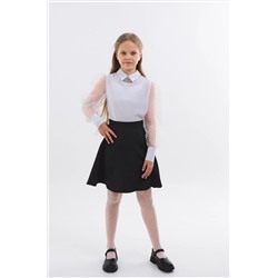 Нарядная блузка для девочки с длинным рукавом Happyfox