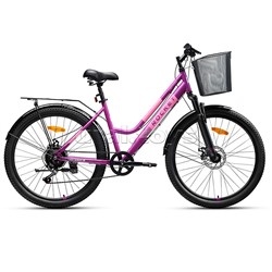 Велосипед 26" Rocket lady Steel 26, цвет лиловый, размер 17"