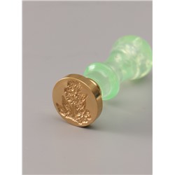 Подарочный набор для сургучной печати «Растение», печать, ручка, сургуч, 12.5×10×3.6 см