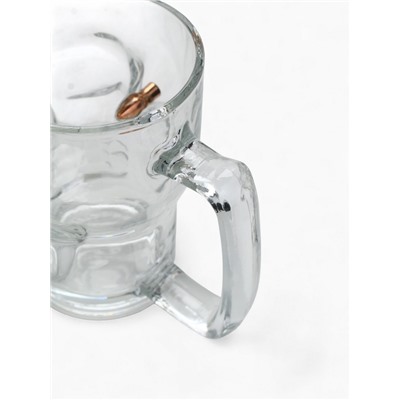 Кружка для пива непробиваемая «Череп» с пулей, 350 мл