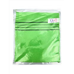 Bath Towel Мочалка-варежка для душа с пилинг-эффектом, однослойная, зелёный 28193