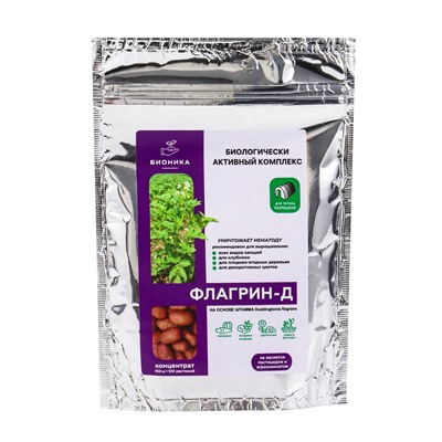 Средство от болезней растений «Флагрин-Д» (Нематодин), 100 г