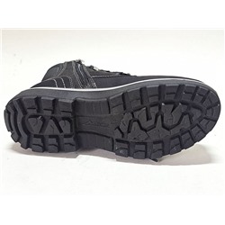 62183 черн Ботинки зима для мальчиков (32-37)/6