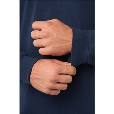 Мужской базовый лонгслив-поло Happyfox